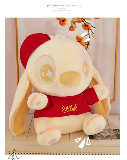 35/60CM Disney Lilo & Stitch Doll Cartoon Plush Toy Cute Anime Soft Stuffed Kawaii Golden Stich Plushie Kids Birthday Gifts