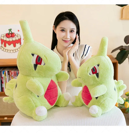 35/70cm Larvitar Pokemon Plush Toys Large Anime Doll Cute Pillow Giant Pokémon Plushie Tyranitar Stuffed Gift for Kids Christmas