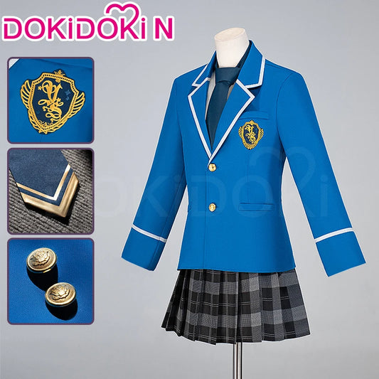 Anzu Heroine Costume Cosplay Game Ensemble Stars【S-3XL】DokiDoki-N ES Costume Women School Uniform Plus Size