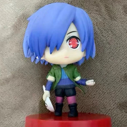 8CM Touka Kirishima Uta Kaneki ken Tsukiyama ShU Suit Figure Anime Tokyo Guru Mini Model Toy Gift Collection Ornaments PVC Dolls