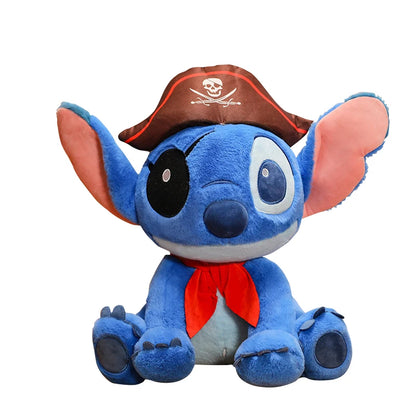 30/60cm Lilo and Stitch Disney Plush Toys Cartoon Anime Stuffed Kawaii Pirate Soft Stich Doll Plushie Kids Birthday Gifts Xmas