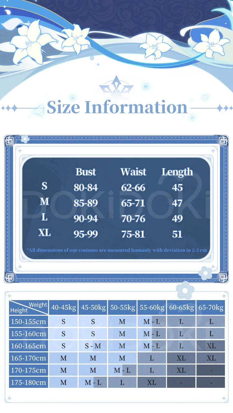 Kamisato Ayaka Doujin Cosplay Costume Game Genshin Impact Cosplay DokiDoki-SR Kamisato Ayaka Cosplay Women White Dress Costume