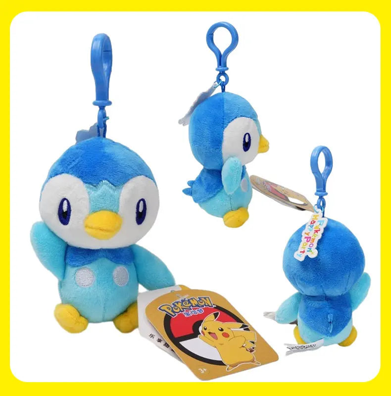 Pokemon Pikachu Mew Squirtle Charmander Kawaii Plush Toy Pendant School Bag Backpack Pendant Key Ring Small Doll Birthday Gift