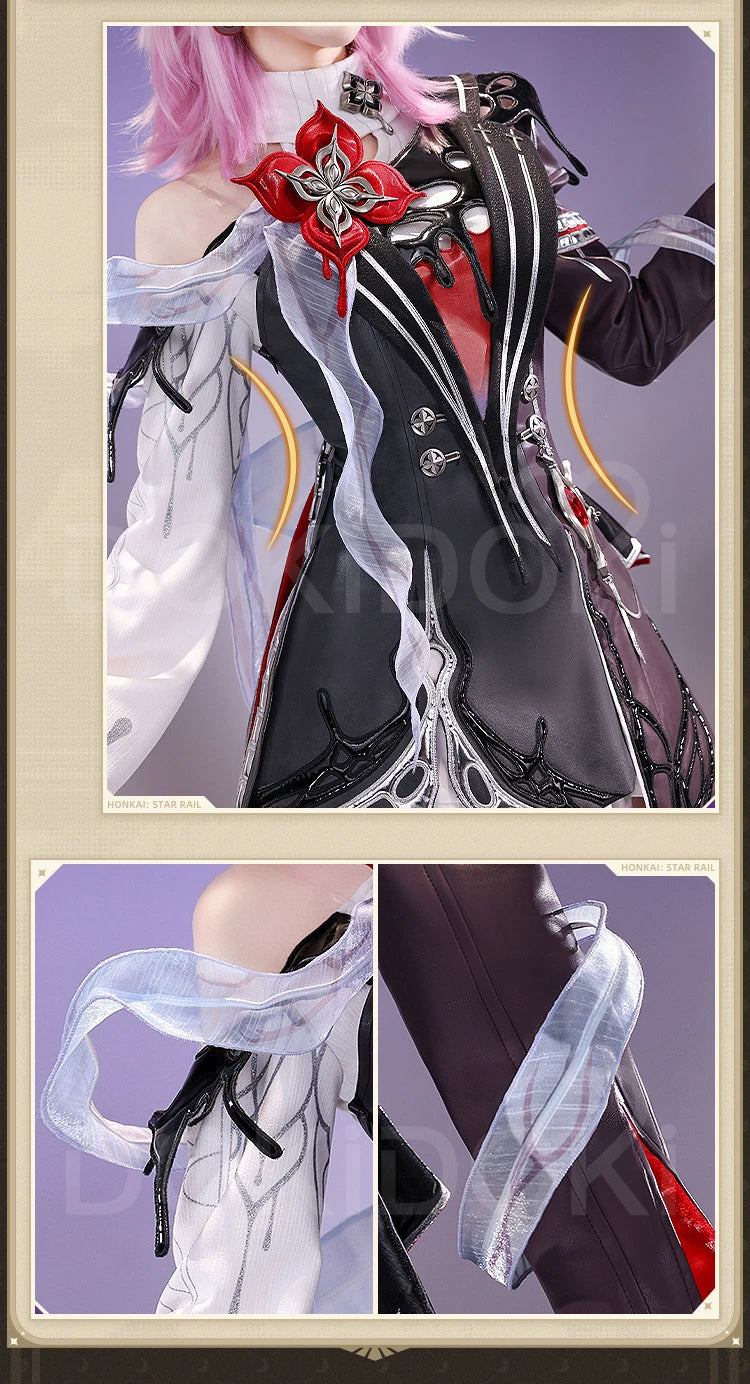 IN STOCK Evernight Cosplay Costume Game Honkai: Star Rail【S-2XL】DokiDoki-SR HSR March 7th SP Halloween Plus Size