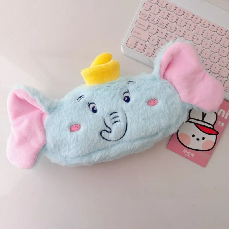 Cartoon My Melody Butter Bear Plush Makeup Bag Cute Anime Pencil Case Large Capacity Student Pencil Case Storage Bag Gifts Girl