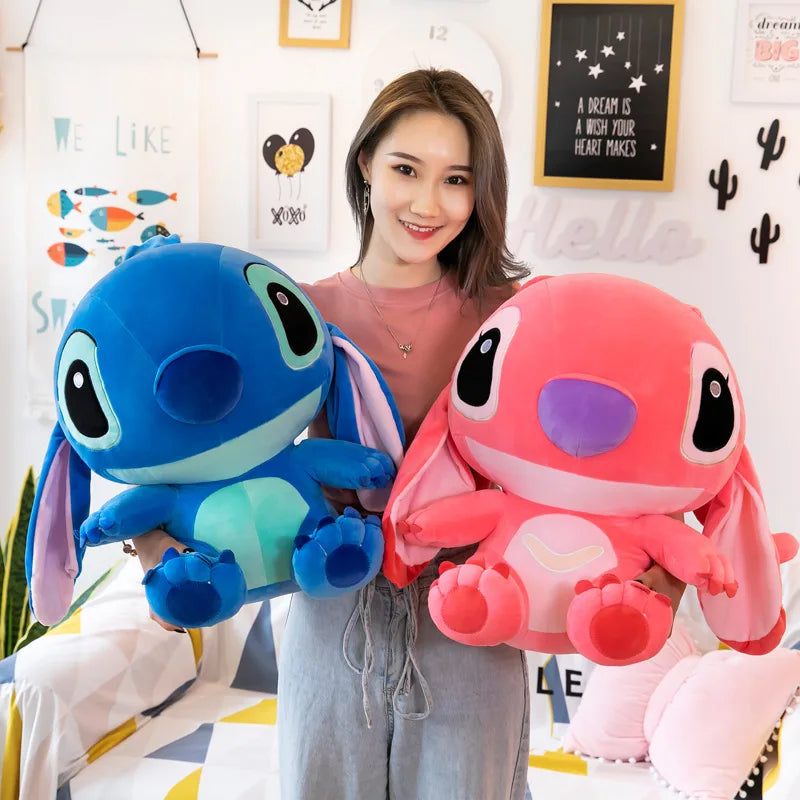 Big Size Hot Style Disney Stitch Plush Doll Toys Anime Lilo & Stitch Stuffed Doll Cute Stich Plush Doll Kids Xmas Baby Gift