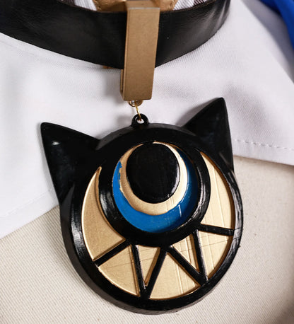 Honkai Star Rail Cipher Cosplay Costume Wig Uniform Jumpsuit Cifera Headwear Tail Halloween Party for Women Girl Carnival iCoser