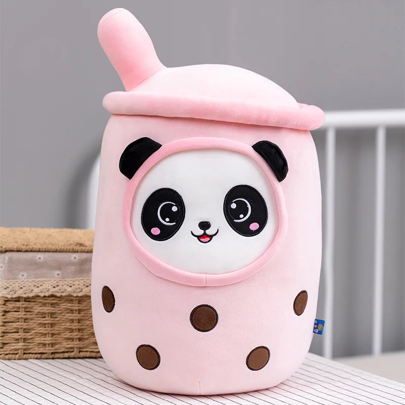 Various Play Doll Boba Plushies Mini Dolls in a Boba Cup Can Flip Boba Tea Toy Many Size Boba Tea Cushions for For Kids Girl