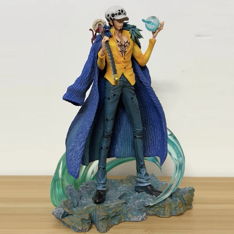 25cm Double Headed AS One Piece DXF Wano Country Trafalgar Law PVC Collection Model Dolls Toy For Gift 25cm