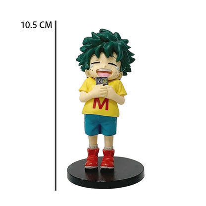 My Hero Academia Chibi PVC Figurines Tomura Shigaraki Izuku Midoriya Katsuki Bakugo Collectible Toy Model - no box G