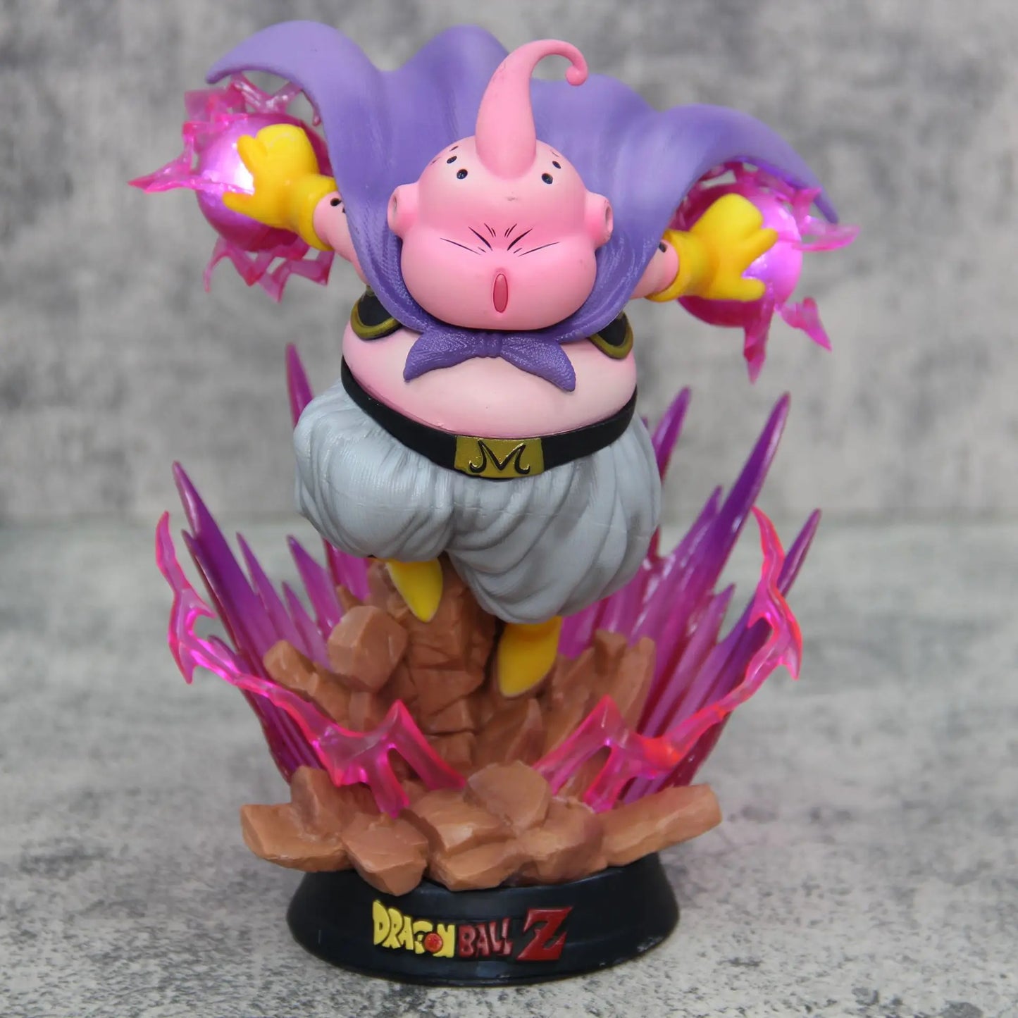 Dragon Ball Majin Buu Glowing Anime Statue - Pvc Collectible Figure Desktop Decoration Ornaments Kid Birthday Gift Toy 19cm