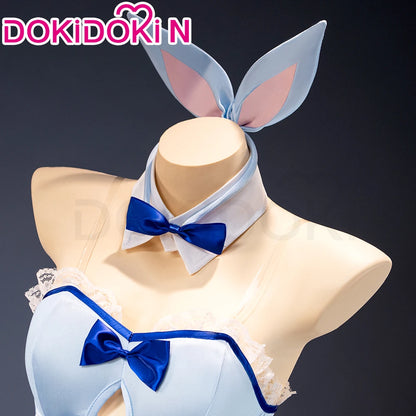 IN STOCK Kitagawa Marin Cosplay Costume Anime Cosplay DokiDoki-N Blue Bunny Girl Costume Marin Sexy Dress Rabbit Ears