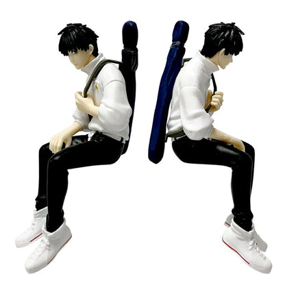 New Jujutsu Kaisen Fushiguro Megumi Action Figural Sitting Doll Car Decoration PVC Model Kids Gifts Model Toys