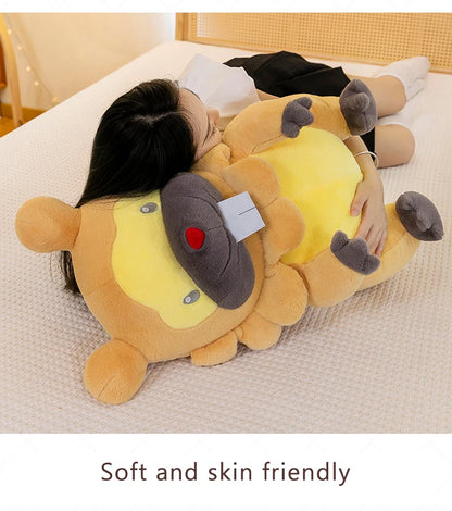 35/80cm Large Bidoof  Pokemon Plush Toys Anime Doll Cute Pillow Cartoon Giant Pokémon Plushie Stuffed Gift for Kids Christmas