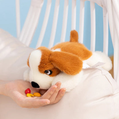 20cm Kawaii Furry Friend Stuffed Animal Dog Soft Toy Lying Puppy Panda Monkey Plushies Cute Wrist Support Plush Doll