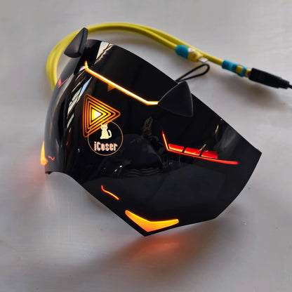 Zenless Zone Zero Trigger Cosplay Luminous Mask Props Eye Mask Obol Squad Halloween Party for Women Men Carnival Birthday Gifts