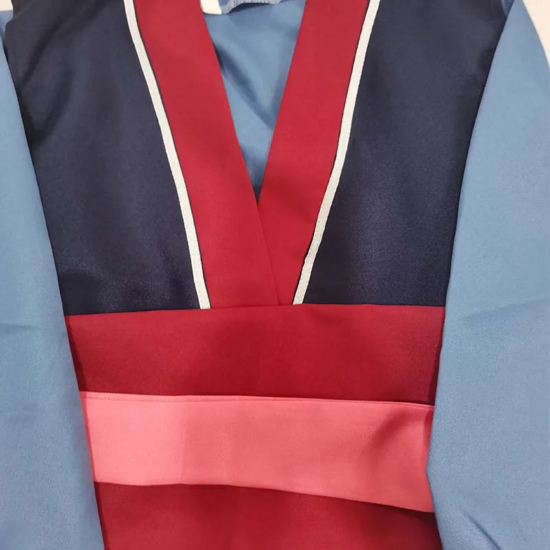 HOMCHEE TRENDS Mulan Costume Adult Cotton Polyester Set