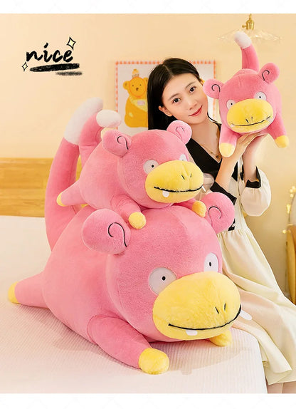 45/60/80CM Big Size Pokemon Slowpoke Plushies Cartoon Anime Plush Soft Doll Pillow Kawaii Stuffed Plushie Give Gift To Children