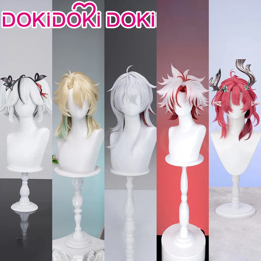 IN STOCK Luuk Hcrsscn Galbrenr Zani Ciaccona Camellya Scar Danjin Youhu Wig Game Wuthering Waves DokiDoki Women Men Wig Free Cap