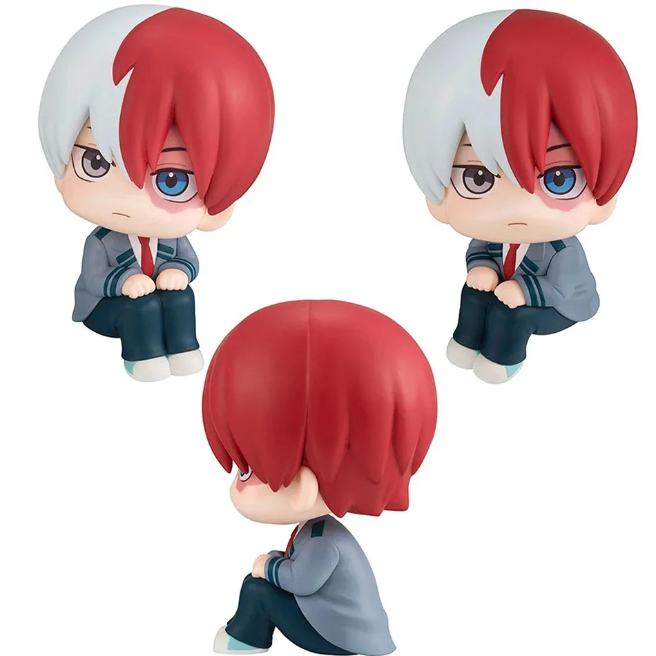 Chibi Super Cute Academy Izuku Midoriya / Katsuki Bakugo / Shoto Todoroki PVC Figurine, Collectible Toy Series Model