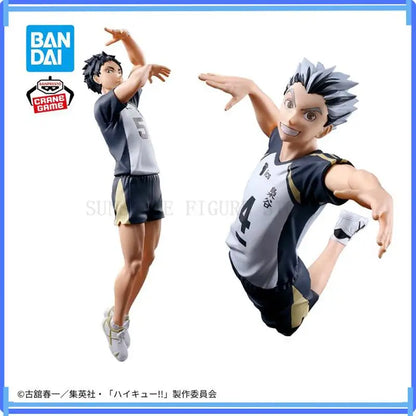 Original In Stock Banpresto Haikyuu!! Posing Figure Keiji Akaashi Kotaro Bokuto Anime Action Figure Model Boxed Toy Gift Genuine