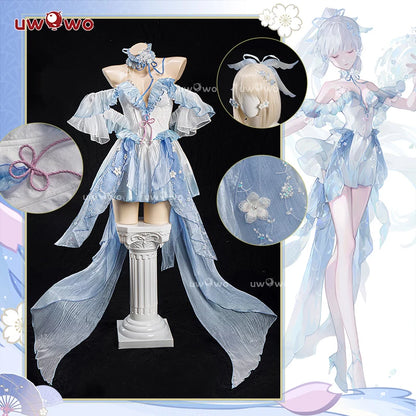 PRE SALE UWOWO Ayaka Cosplay Game Genshin Impact Fanart Ayaka Frost Waltz Cosplay Costume Halloween Costume