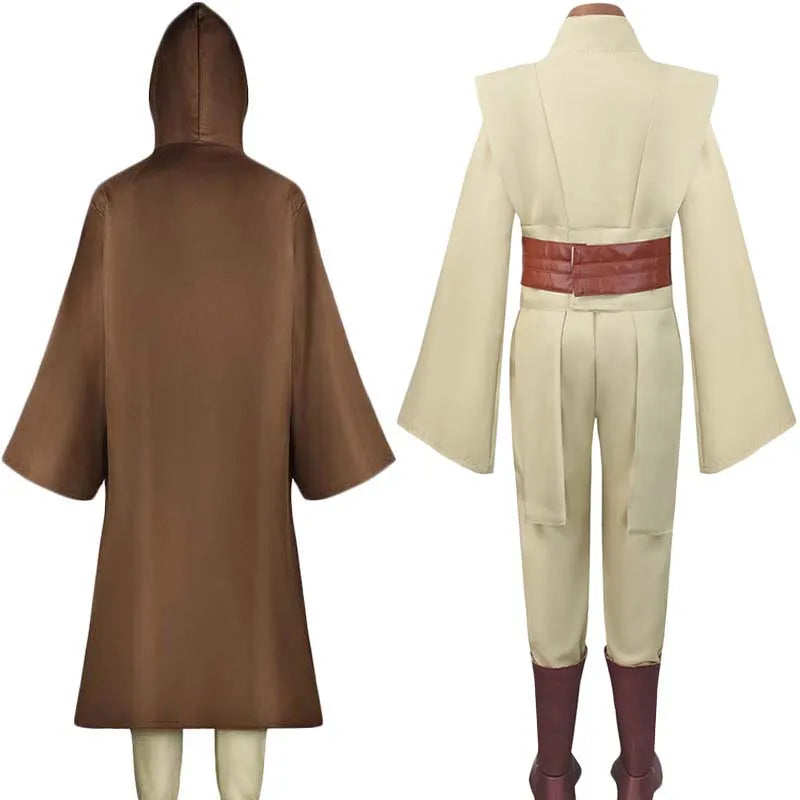 HOMCHEE TRENDS Obi Wan Kenobi Adult Men Nylon Elastane Cosplay Set