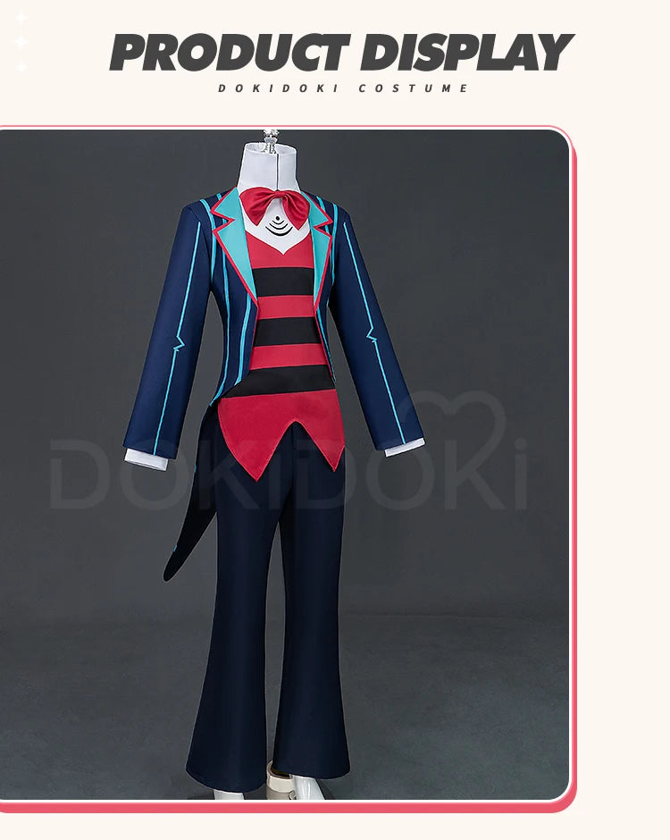 IN STOCK Vox Cosplay Costume Anime Cosplay【XS-3XL】DokiDoki-N Vees Vox Cosplay Hat Demon Men Costume Vox Plus Size