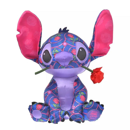 Limited Edition Stitch Cartoon Lilo & Stitch Rose Doll Plush Toy Kawaii Comfort Doll Birthday Gift for Girls Genuine Disney Toy