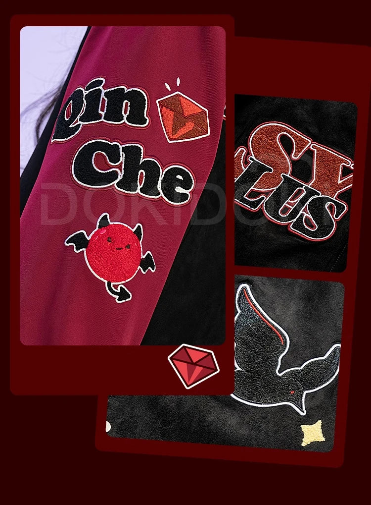 Sylus Doujin Cosplay Costume Game Love and Deepspace DokiDoki-R Men Women Daily Baseball Jacket Sylus Cosplay Coat