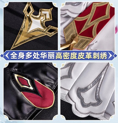 iCoser Genshin Impact Dahlia Cosplay Costume Wig New Skins Uniform Hat Festival Halloween Party for Women Men Carnival Outfit