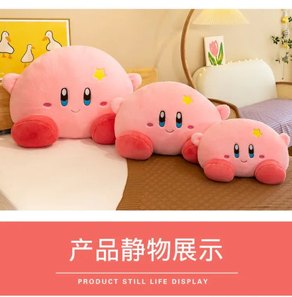 90cm Big Size Star Kirby Kawaii Cartoon Anime Plush Stuffed Doll Room Decorated with Cute Plushies Pillow Children Holiday Gift
