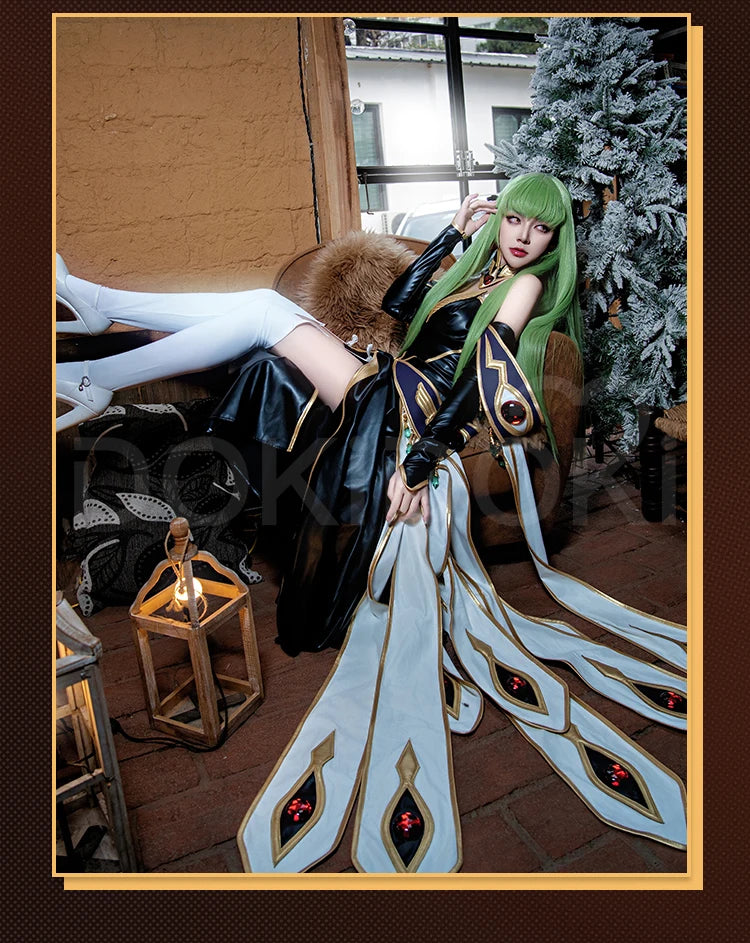 Lelouchh Lamperougee C Cosplay Anime Cosplay【XS-2XL】DokiDoki-R Halloween Men Emperor Women Queen Lelouchh Plus Size