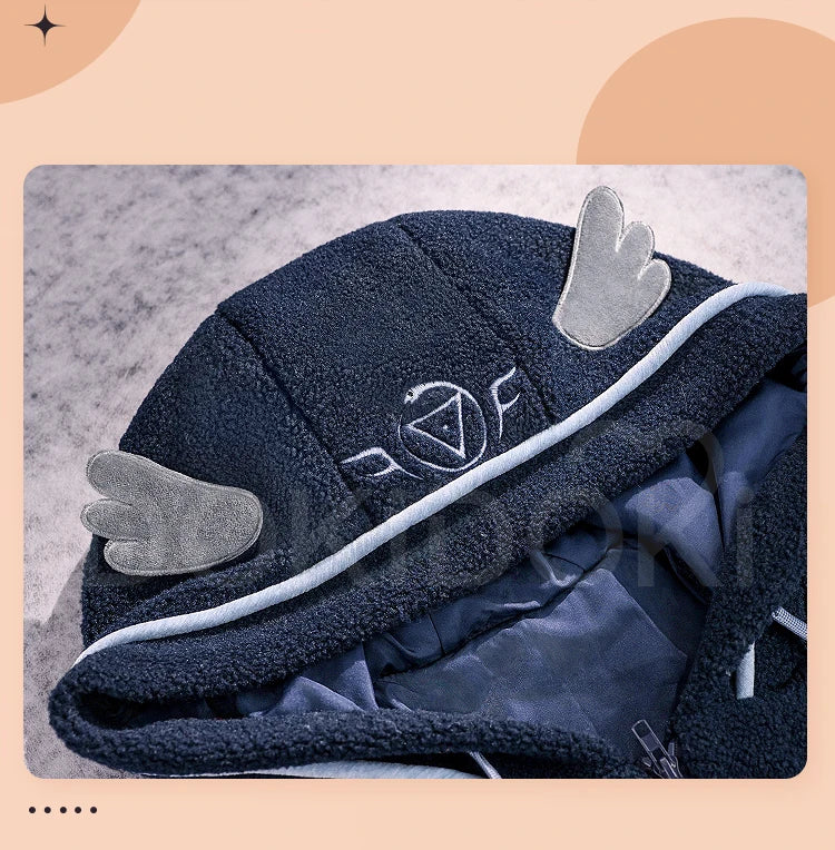 Naib Subedar Eli Clark Cosplay Costume Game Identity V DokiDoki-SR Men Daily Plush Warm Coat Naib Subedar Halloween Cosplay