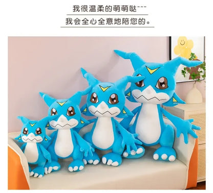 Original Digimon Large Size 75cm Dilu Station Bada Doll Cute Agumon Stuffed Animal Doll  Room Decorations Children Birthday Gift