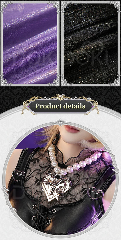 Tracy Reznik Mechanic Cosplay Costume Game Identity V DokiDoki-SR Phantom Girl Lock Core BLK Tracy Women Dress Cosplay