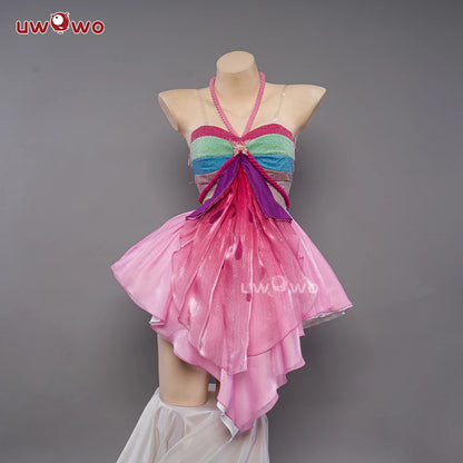IN STOCK UWOWO Bloomm Enchantixx Flora Cosplay Costume Big Fairy Wings Cosplay Outfit Butterfly Fairy Women Wing