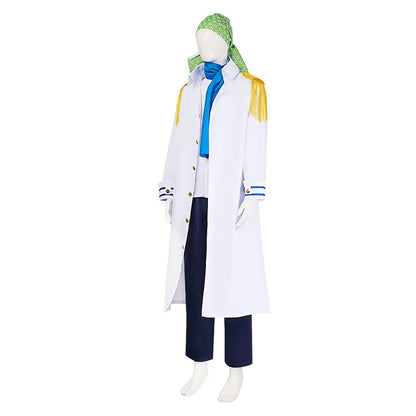 One Piece Koby Cosplay Costume Adult Polyester Uniform