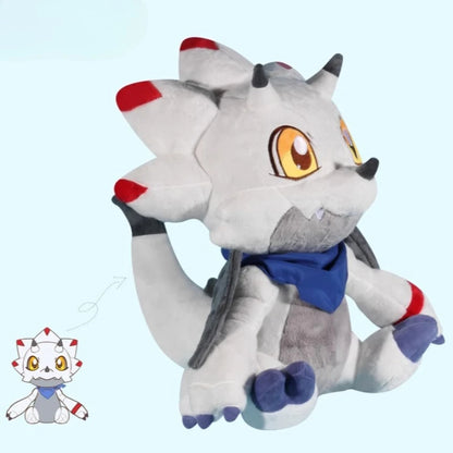 40CM Gammamon Plushies English Gammamon Cartoon Anime Peluche Kawaii Ornament Comfortable Soft Doll Children's Toy Gifts