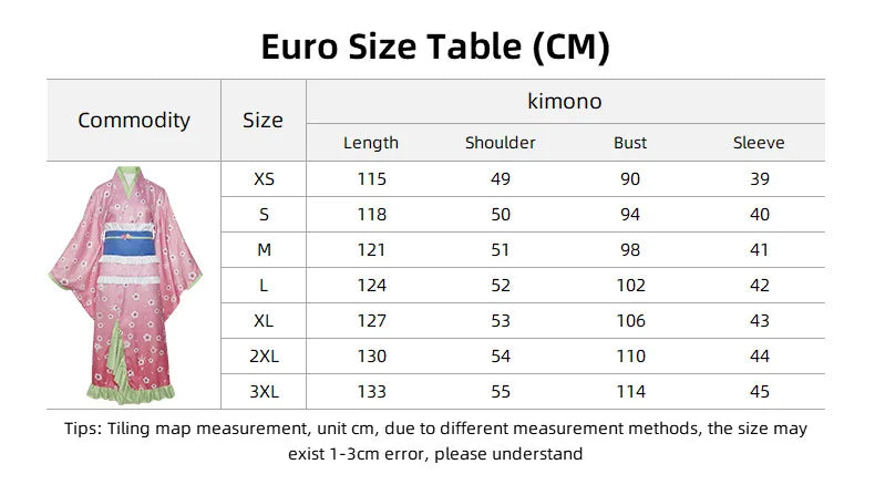 Kanroji Mitsuri Cosplay Costume Women Polyester Kimono Dress