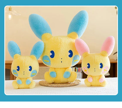 30/50/70cm Big Size Positive and Negative Pikachu Pokemo Anime Plush Stuffed Doll Room Decoration Plushies Pillow Holiday Gifts