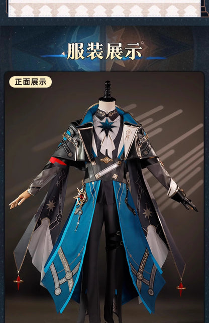 iCoser Honkai Star Rail Anaxa Cosplay Costume Wig Uniform Headwear Metal Prop Anaxagoras Amphoreus Halloween Party for Women Men