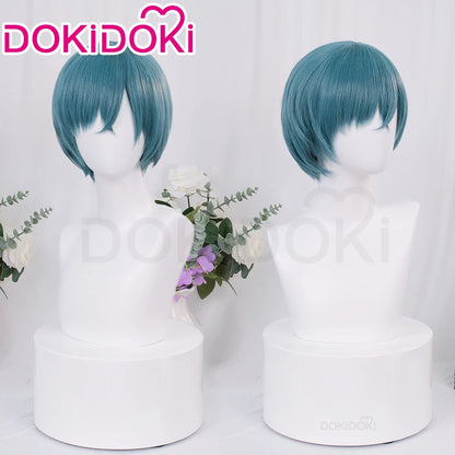 IN STOCK Ciel Phantomhive Wig Anime DokiDoki Ciel Cosplay Wig Men Halloween Short Hair Free Wig Cap