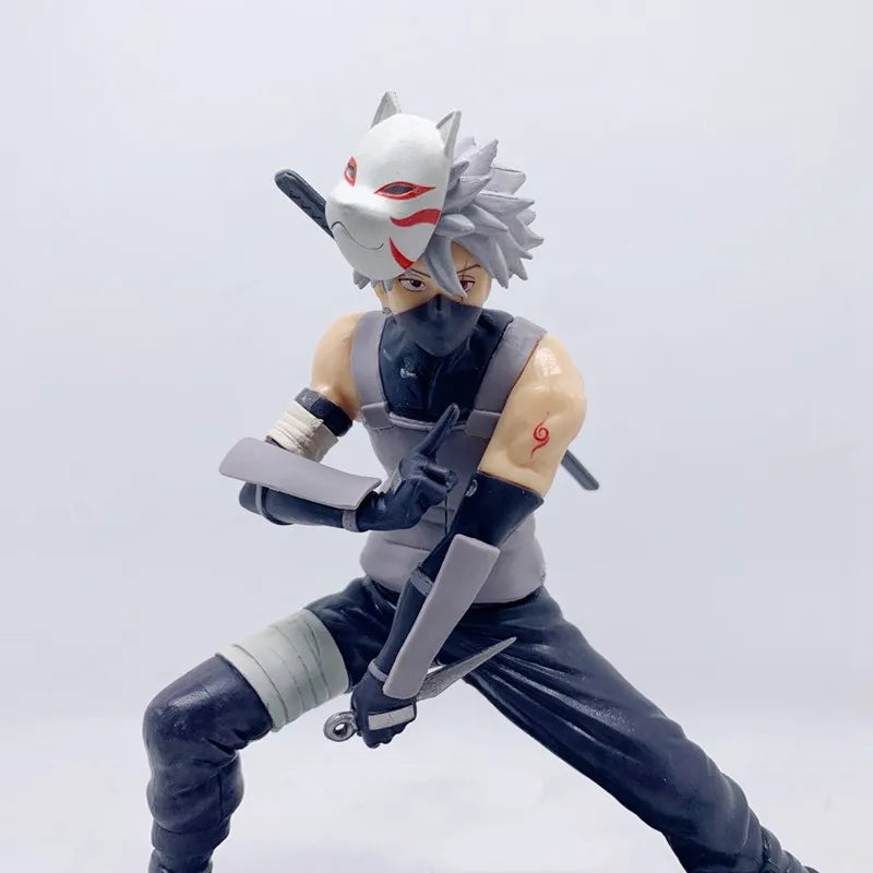 17cm Bandai Naruto Anime Figure Hatake Kakashi Action Figure Vibration Stars PVC Collection Model Ornaments Toys Birthday Gifts