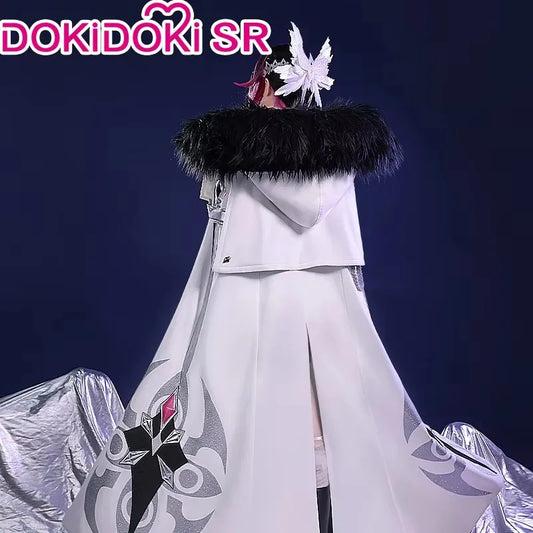 IN STOCK Columbina Cosplay Game Genshin Impact Fatui Harbinger Cosplay Costume DokiDoki-SR Cloak Women Cosplay Christmas