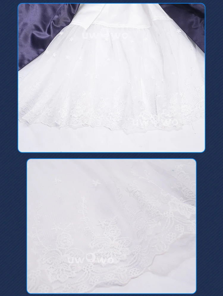 IN STOCK UWOWO Cheshire Cosplay Game Azurr Lanee Cheshire Default Cosplay Costume New outfit Halloween Costume