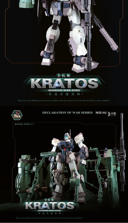 Bandai Fire General Kratos Mecha Model 1/100 ABS