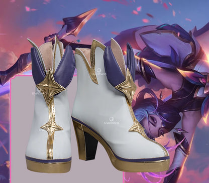 LAST BATCH UWOWO League of Legends/LOL Costume Shoes Star Guardian Akali SG Akali Cosplay Shoe