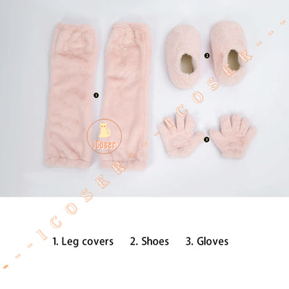 Zenless Zone Zero Zhao Cosplay Costume Dress Uniform Headwear Tail Earrings Rabbit Ear Halloween Party for Women Girls Role Play