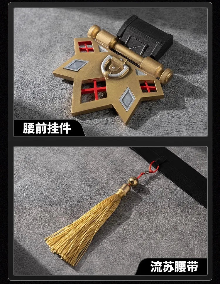 Zenless Zone Zero Yixuan Cosplay Costume Wig Uniform Headwear Rings Yunkui Summit Halloween Party for Women Girls Carnival Props